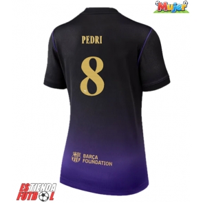 Barcelona Pedri Gonzalez #8 Segunda Equipación Mujer 2026-27 Manga Corta